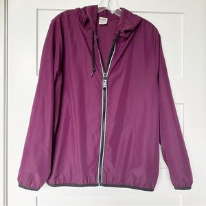 VS PINK Cranberry Windbreaker